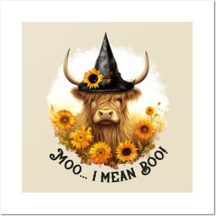 Moo!  I Mean Boo! Posters and Art